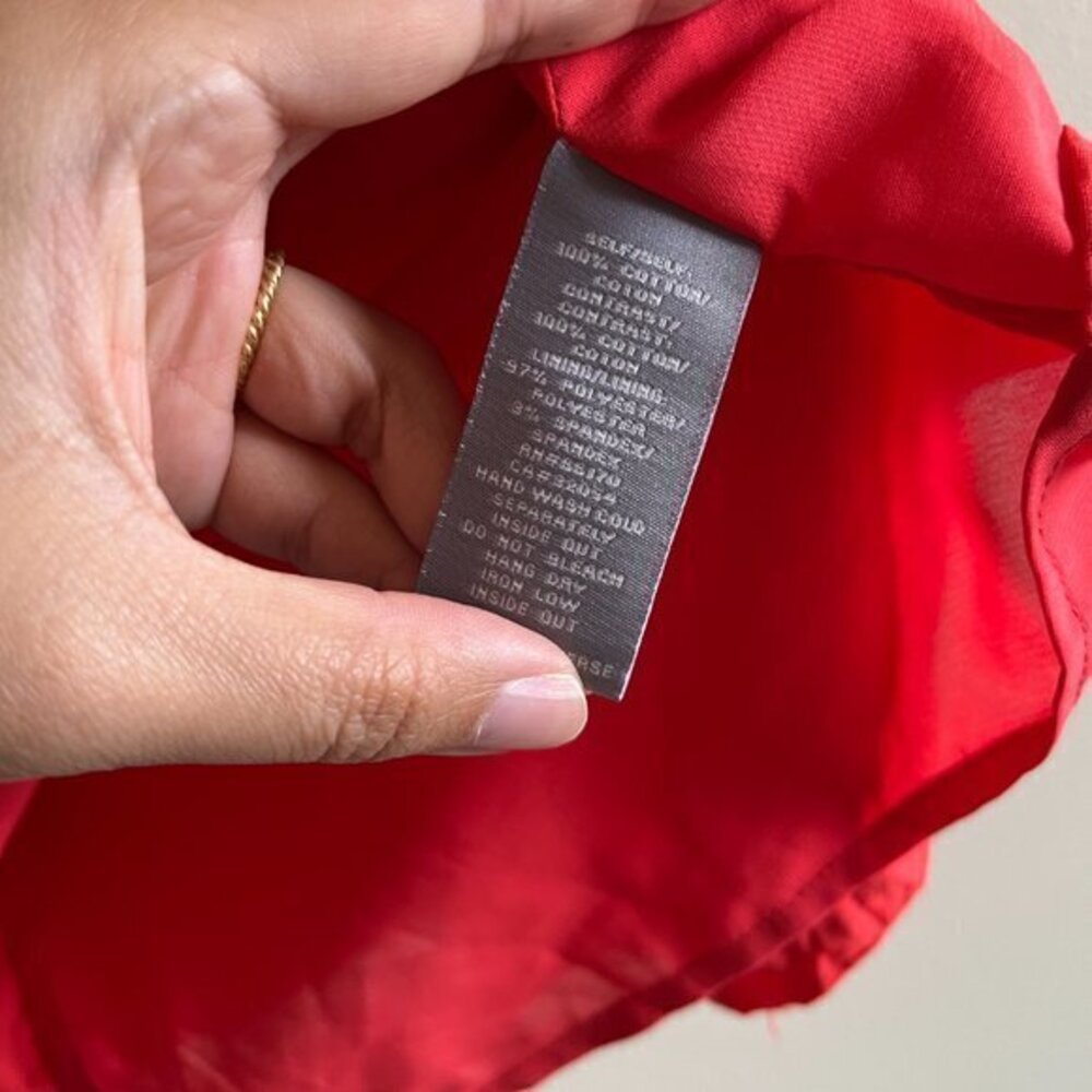 Sparkle & Fade Uo Colorblock Red Strapless Mini D… - image 3